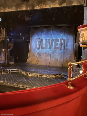 Gielgud Theatre Dress Circle B7 view from seat photo