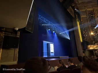 Nederlander Theatre Orchestra D15 view from seat photo