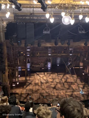 Victoria Palace Theatre Grand Circle J27 view from seat photo