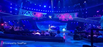 Wembley Park Theatre Platform 1 C23 view from seat photo