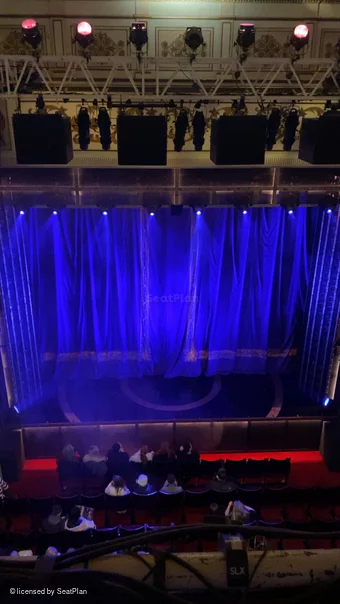 Vaudeville Theatre Upper Circle A7 view from seat photo