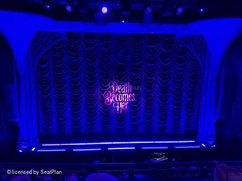 Lunt-Fontanne Theatre Front Mezzanine B106 view from seat photo