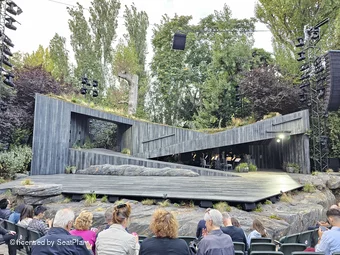 Regent's Park Open Air Theatre Lower Centre G31 view from seat photo