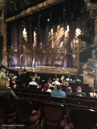 Richard Rodgers Theatre Orchestra L22 view from seat photo