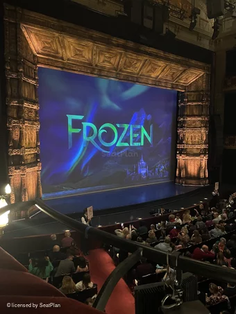 Theatre Royal Drury Lane Royal Circle A44 view from seat photo