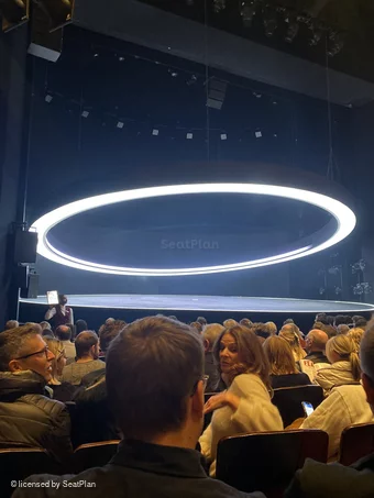 Prince Edward Theatre Stalls K32 view from seat photo