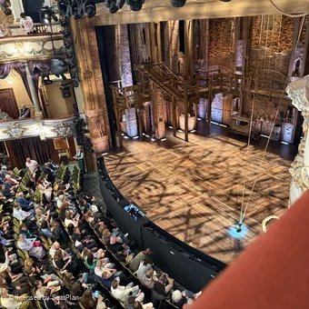 Victoria Palace Theatre Grand Circle Box A1 view from seat photo