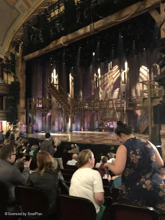 Richard Rodgers Theatre Orchestra L24 view from seat photo