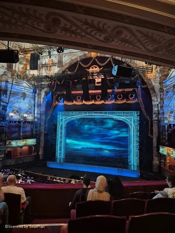 London Coliseum Dress Circle E18 view from seat photo