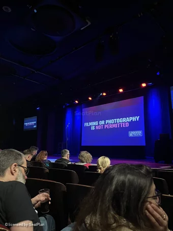 Leicester Square Theatre Stalls E4 view from seat photo