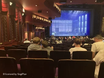 Prince Edward Theatre Stalls Z31 view from seat photo