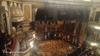 Victoria Palace Theatre Grand Circle C38 view from seat photo