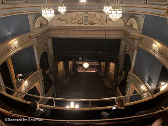 Harold Pinter Theatre Balcony D13 view from seat photo