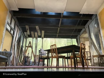 Harold Pinter Theatre Stalls A11 view from seat photo