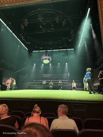 Theatre Royal Haymarket Stalls F6 view from seat photo