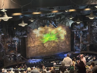 Gershwin Theatre Mezzanine N9 view from seat photo