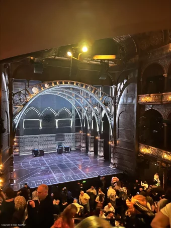 Palace Theatre Dress Circle E28 view from seat photo