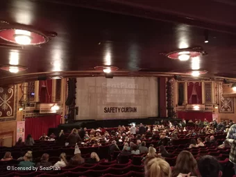 Liverpool Empire Stalls U55 view from seat photo