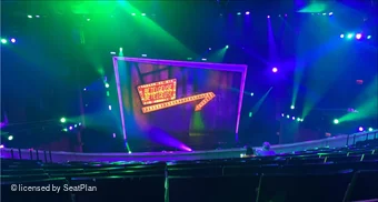 Marquis Theatre Mezzanine L106 view from seat photo