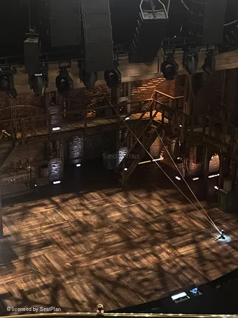 Victoria Palace Theatre Grand Circle E39 view from seat photo