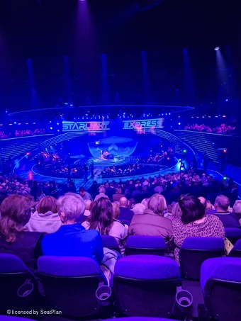 Wembley Park Theatre Locomotive Seats V37 view from seat photo