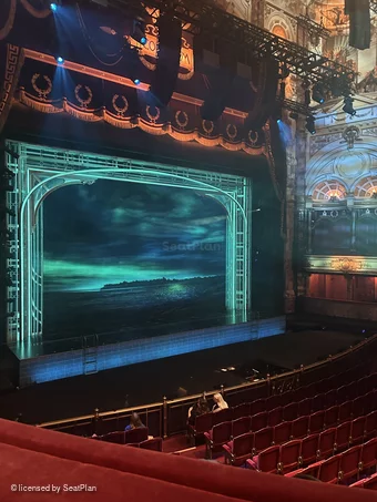 London Coliseum Dress Circle A58 view from seat photo