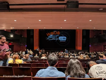 Marquis Theatre Orchestra X108 view from seat photo