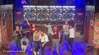 Arts Theatre Circle A9 view from seat photo