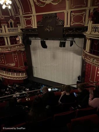 Sunderland Empire Upper Circle E12 view from seat photo