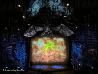 Apollo Victoria Theatre Dress Circle B22 view from seat photo