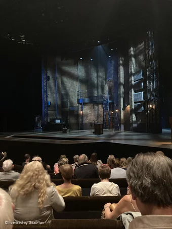 Barbican Theatre Stalls G4 view from seat photo