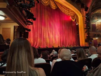 Todd Haimes Theatre Orchestra G15 view from seat photo