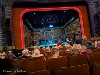 Alexandra Theatre Stalls L24 view from seat photo