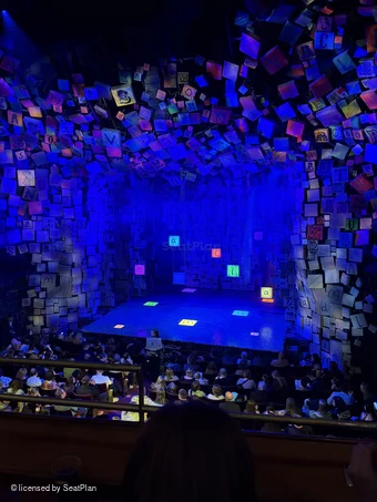 Cambridge Theatre Dress Circle B11 view from seat photo