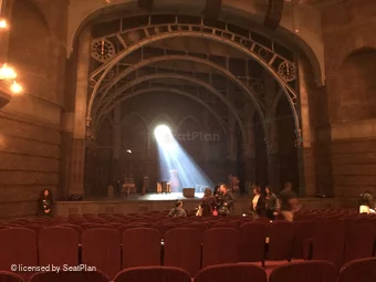 Lyric Theatre Orchestra N17 view from seat photo