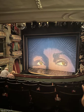 Aldwych Theatre Dress Circle F4 view from seat photo