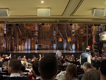 Victoria Palace Theatre Stalls Box C2 view from seat photo