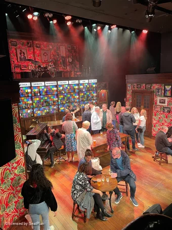 Arts Theatre Circle L8 view from seat photo