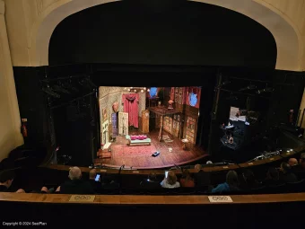 Duchess Theatre Dress Circle F17 view from seat photo