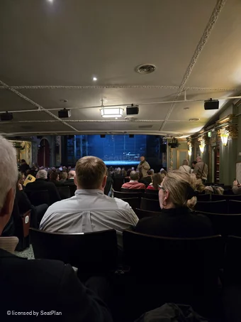 Aldwych Theatre Stalls U5 view from seat photo
