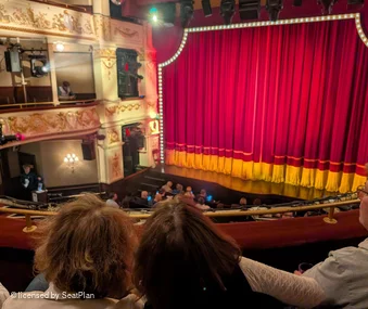 Garrick Theatre Dress Circle B7 view from seat photo