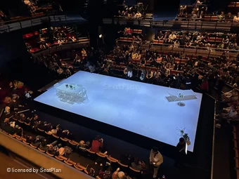 Bridge Theatre Gallery 2 A60 view from seat photo