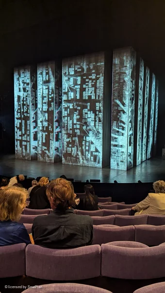 National Theatre - Olivier Stalls K15 view from seat photo