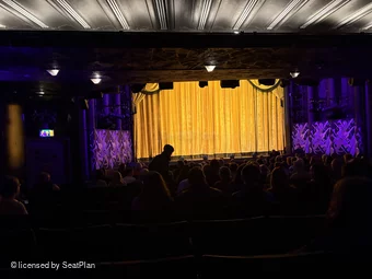 Trafalgar Theatre Stalls Q21 view from seat photo