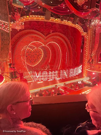 Al Hirschfeld Theatre Mezzanine B13 view from seat photo