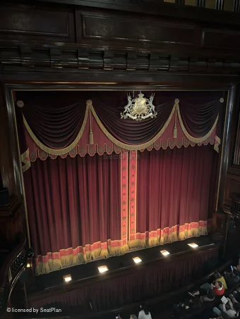 St Martin's Theatre Upper Circle A4 view from seat photo