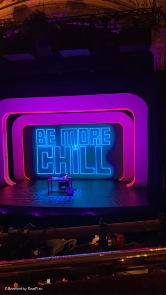 Shaftesbury Theatre Royal Circle B12 view from seat photo