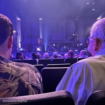 Minetta Lane Theatre Orchestra L109 view from seat photo