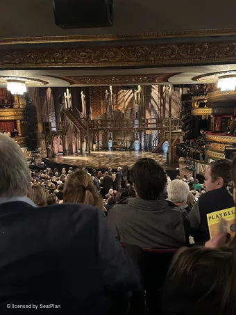 Richard Rodgers Theatre Orchestra S22 view from seat photo