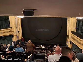 Hudson Theatre Dress Circle H2 view from seat photo